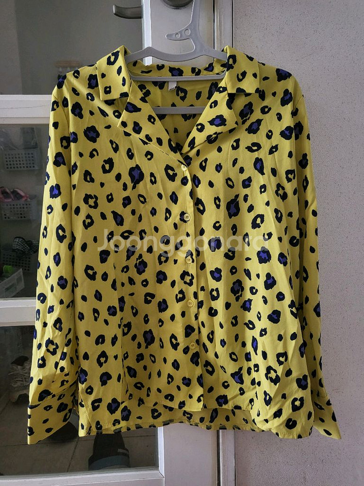 임블리 레오파드 블라우스--0