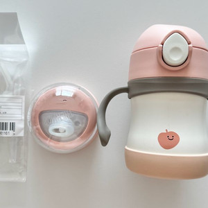 써모스 스텐 베이비보틀 빨대컵 200ml