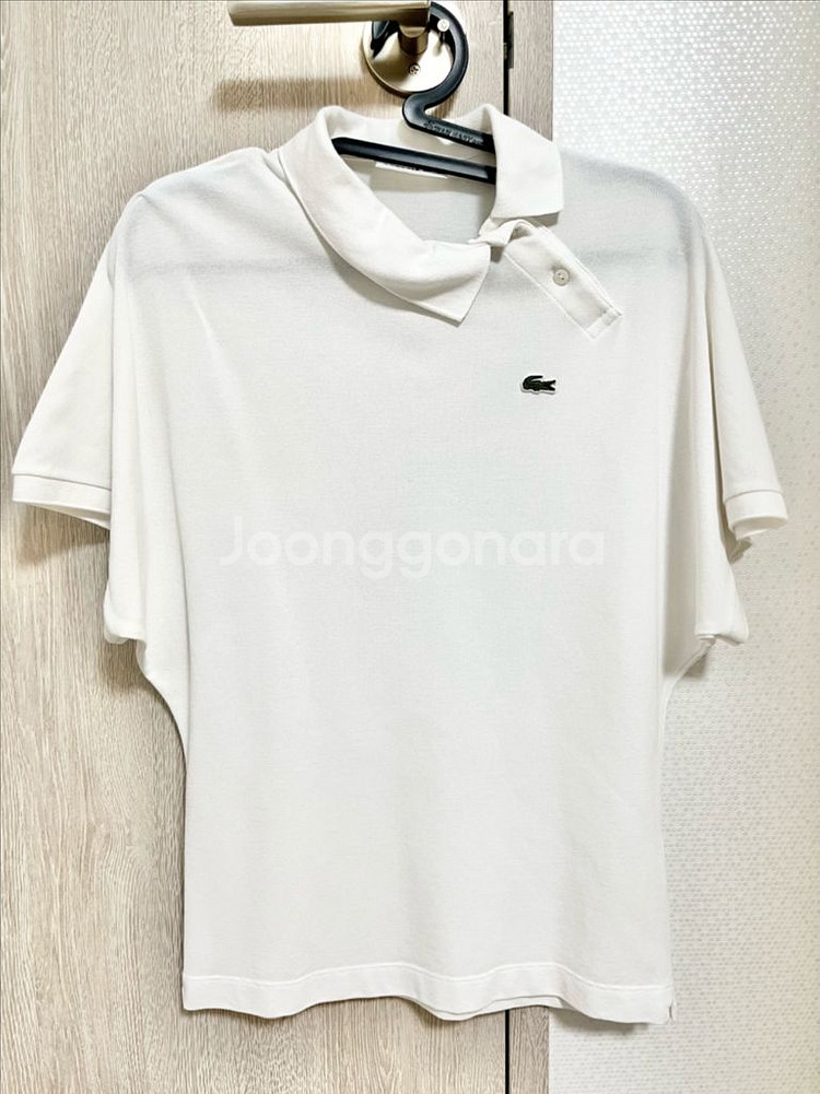 [34] 라코스테 가오리 사선 카라 폴로 반팔--6
