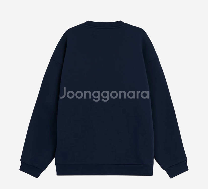 2XL 3XL 오아시스 아디다스 투어 크루 맨투맨인디고--1