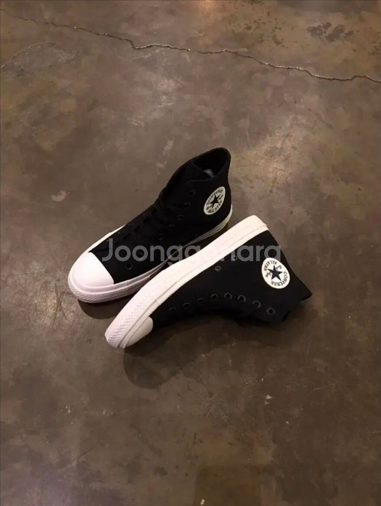 265 컨버스 척 테일러 올스타 II 하이 블랙--2