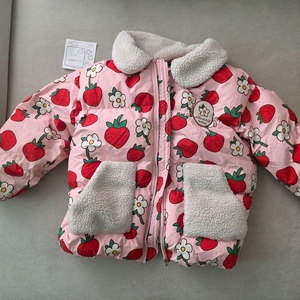 로아앤제인 딸기패딩 130