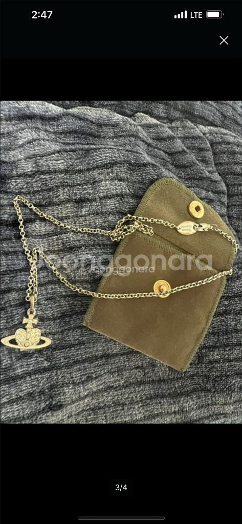 비비안웨스트우드 목걸이 ( 급처 )--2