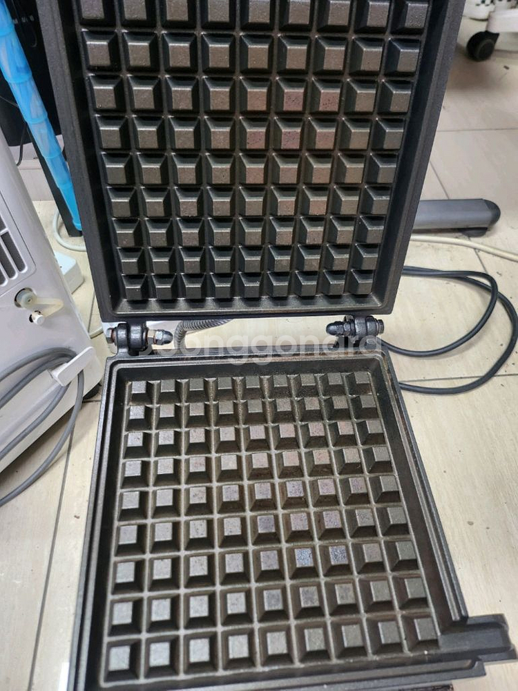 태양산업 크로플 와플기계 1구 대형 사각 상태좋음--0
