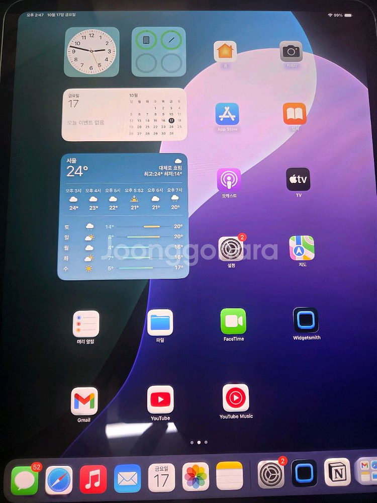 아이패드 프로 m4 13인치 512g 셀룰러--1