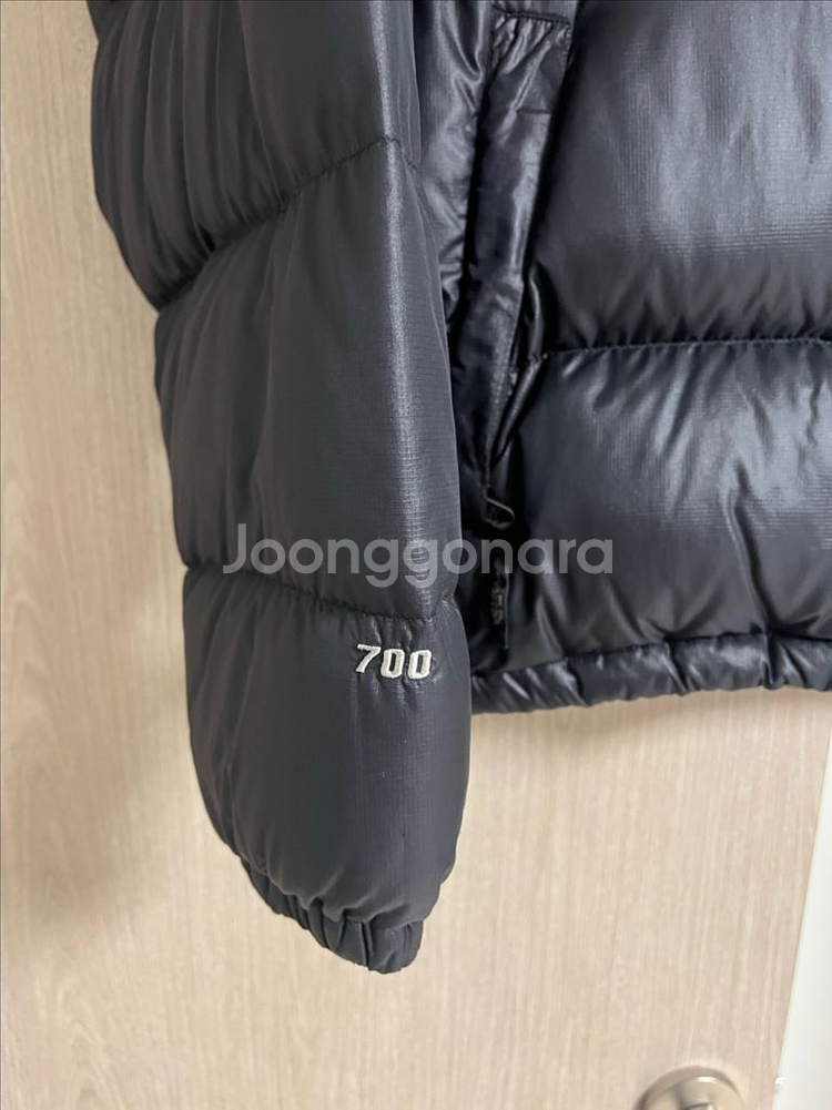 105-110) 노스페이스 700 눕시 패딩 블랙--1