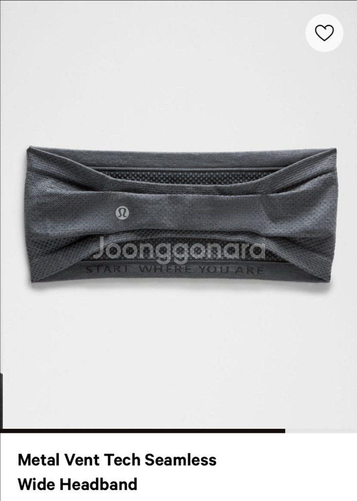 룰루레몬 헤드밴드 Metal Vent Headband--1