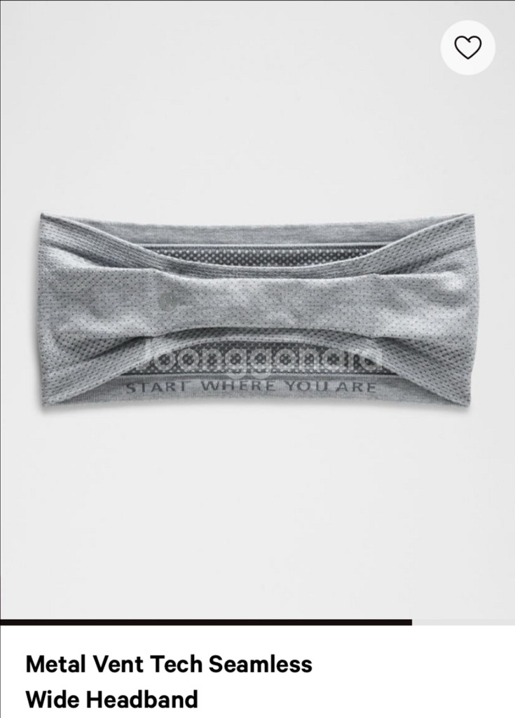 룰루레몬 헤드밴드 Metal Vent Headband--3