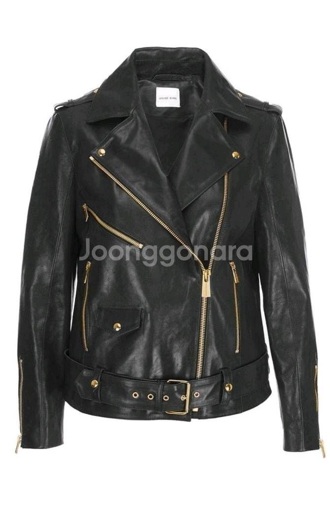 ANINE BING애니빙 가죽자켓(msgm 티 덤)--7