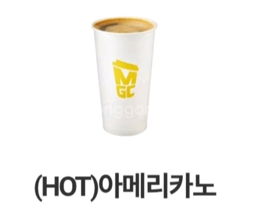 메가커피 핫 아메리카노--0