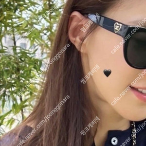 정품 샤넬 하트선글라스 스퀘어 새상품 국내백화점 60만