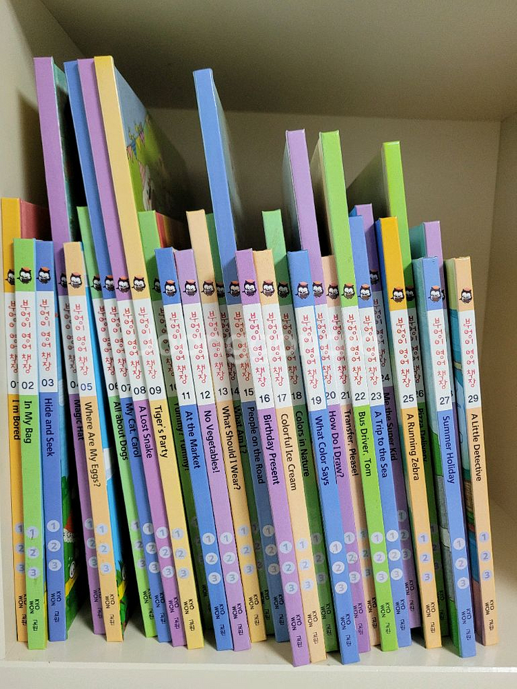 교원 부엉이영어책장 1단계 전권 48권--0