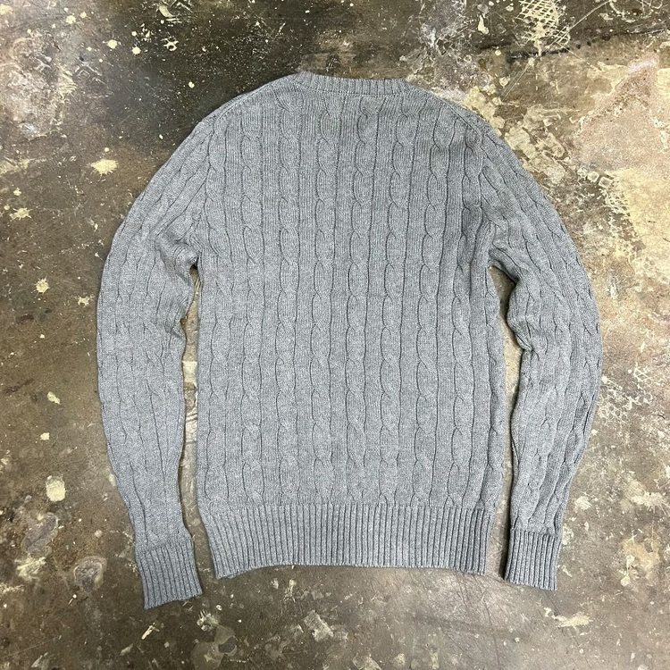 S) 폴로 랄프로렌 케이블 니트 스웨터 꽈배기 니트 이미지