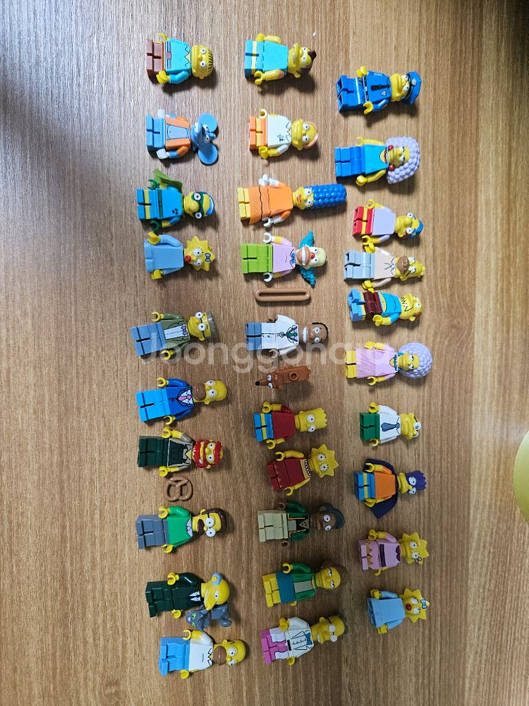 레고정품 심슨미니피규어 판매합니다.--0