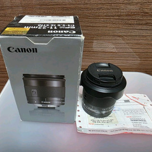 캐논 ef-m 11-22mm 렌즈 팝니다