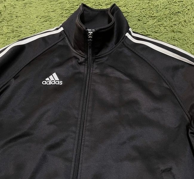 아디다스 블랙 검흰 트랙탑 져지집업 90/S 이미지