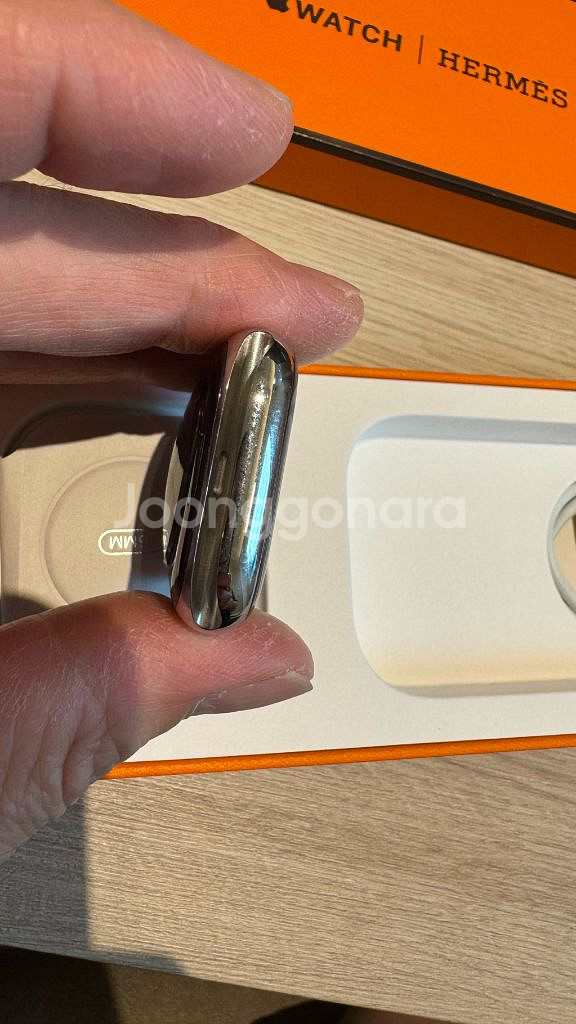 애플워치7 45mm 에르메스+정품 가죽밴드--6