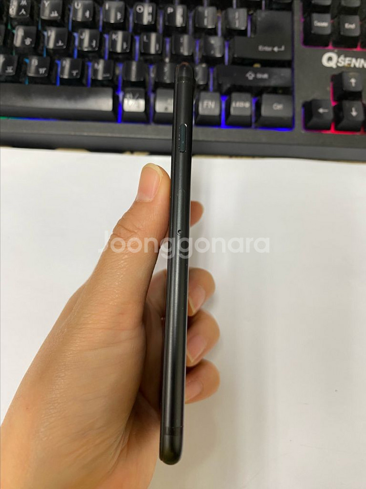 아이폰7 매트블랙 A급 128GB 배터리100%--5