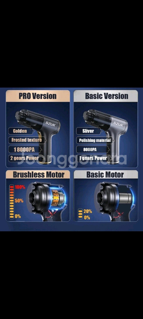 특가[새제품] 미니청소기차량용무선진공청소기--4