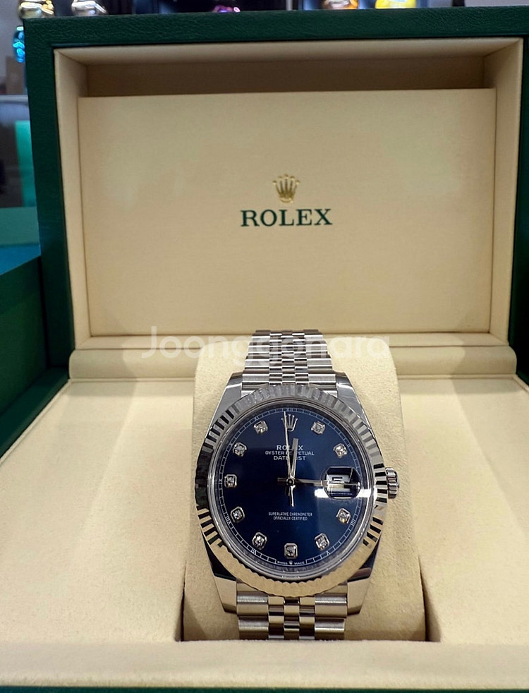 롤렉스 데이저스트 41mm 청판 스틸 10p 미개봉--2
