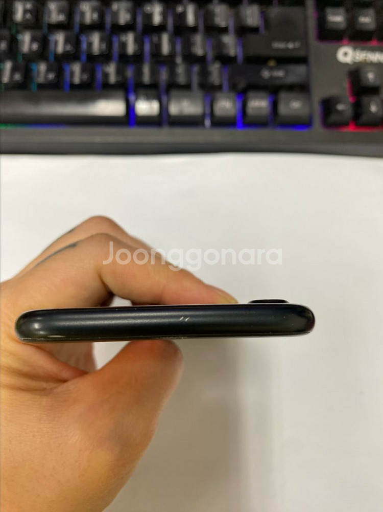 아이폰7 매트블랙 128GB 배터리100% 빈티지--3