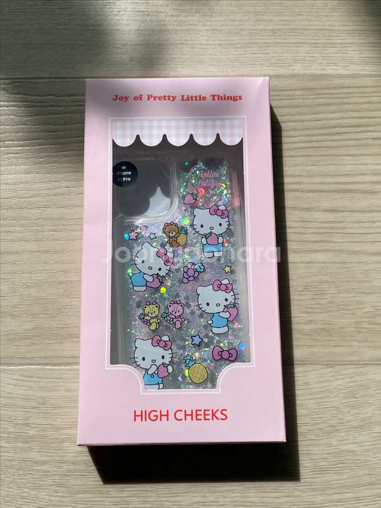 하이칙스 헬로키티 글리터 케이스 아이폰 11프로--0
