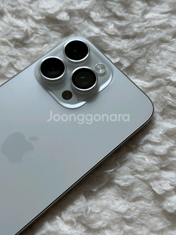 아이폰 15 Pro Max 화이트 256GB+애플케어--0