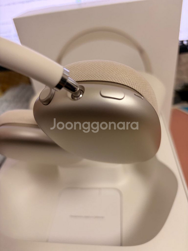 Sss급 에어팟 맥스 스타라이트 c타입 애플정품 풀박스--5