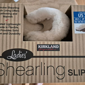 새제품)코스트코 양털슬리퍼 240