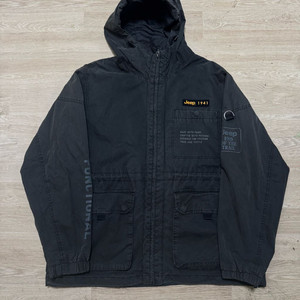 지프 후드 야상 자켓