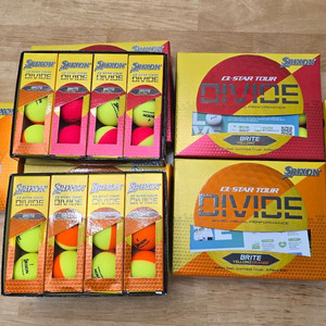 스릭슨 Q스타 디바이드 반반공 반반볼 골프공 팝니다