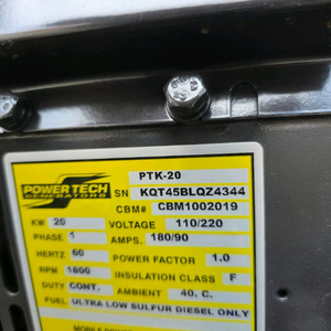 단상 디젤 발전기 20kw