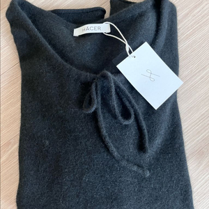 아쎄르 리본니트 (블랙) 택있는 새상품