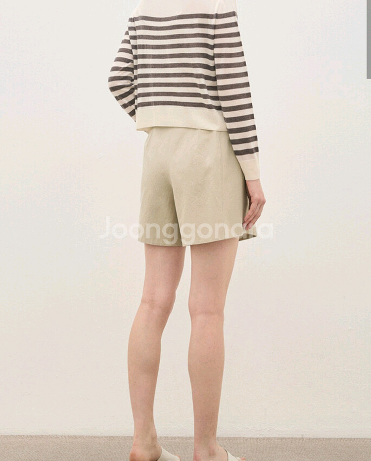 더캐시미어 스트라이프 니트--1