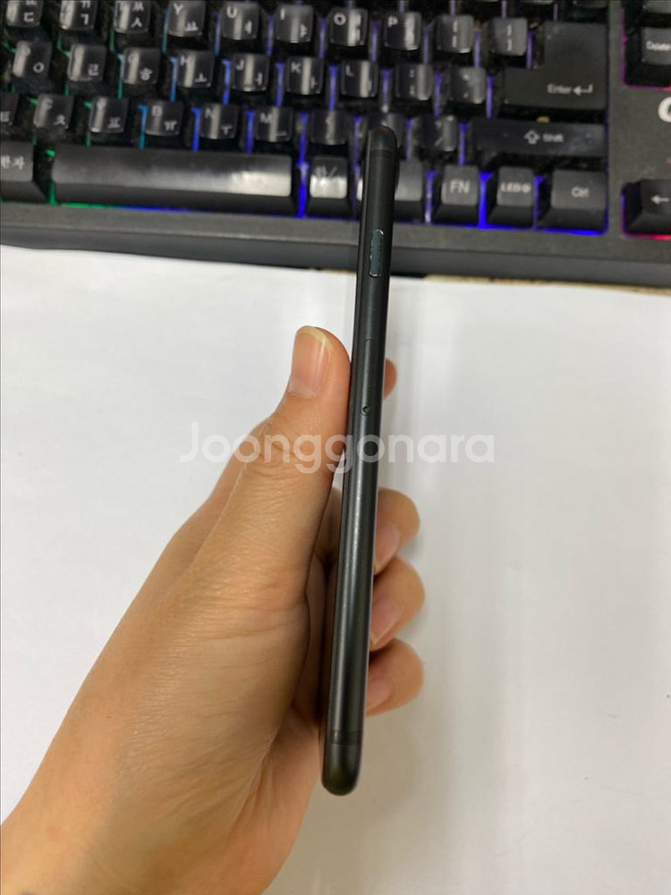 아이폰7 매트블랙 AA급 128GB 배터리100%--5