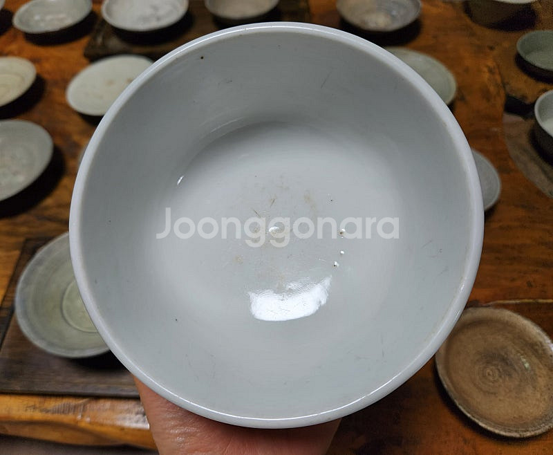 골동품 대음정제 구한말 왜사기 다완--1