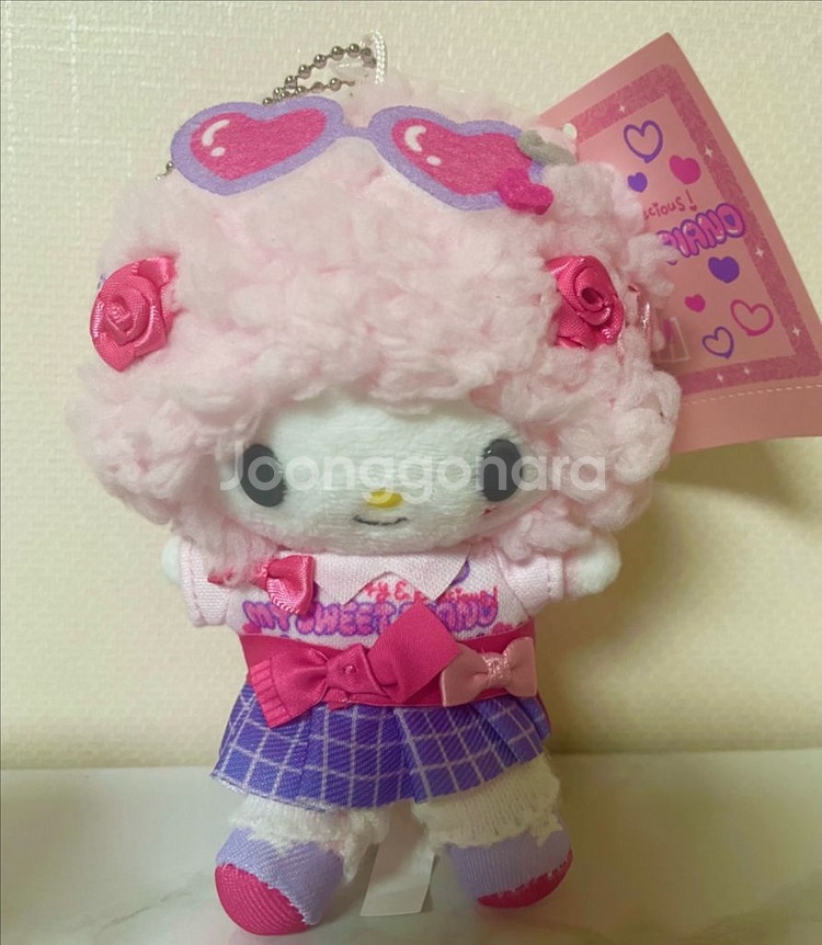 산리오 피아노 인형 키링--0