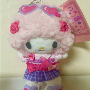 산리오 피아노 인형 키링