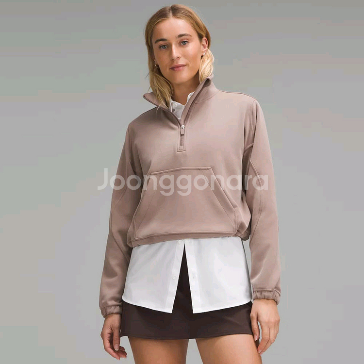 룰루레몬 소프트스트림 하프집8사이즈--0