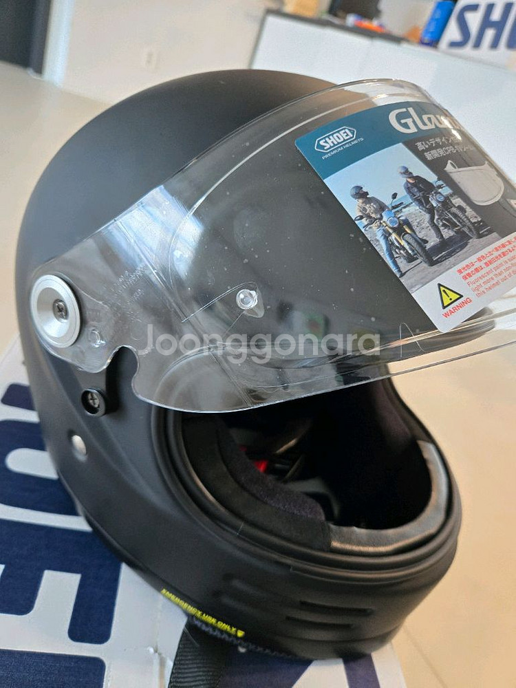 쇼에이 글램스터 무광블랙 XL 실착 1회--1