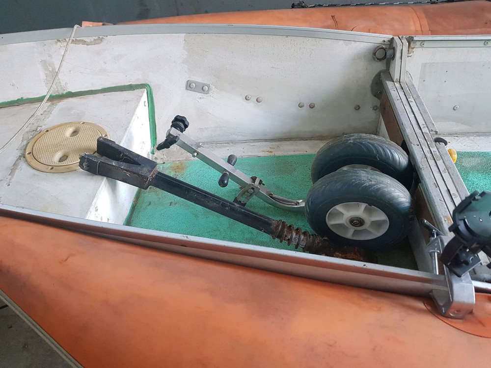 2분할 보트 도하츠 18마력 장보고 330 등록 트레일 이미지