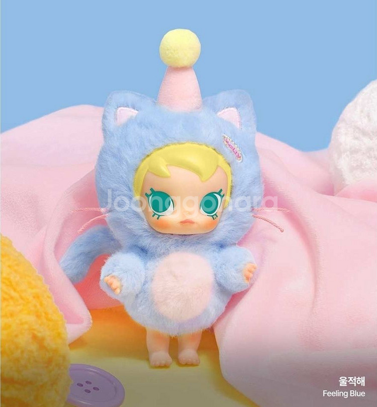 팝마트 베이비 몰리 주머니 속 친구들 시리즈 인형 키링--0