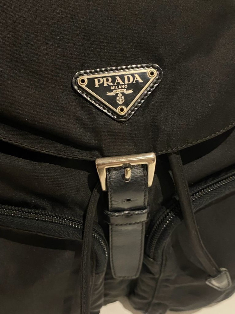 프라다 나일론 백팩--2