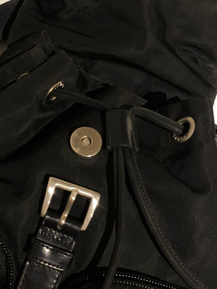 프라다 나일론 백팩--7