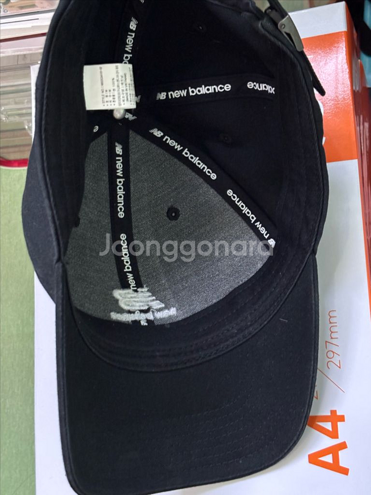 뉴발란스 블랙 볼캡--2