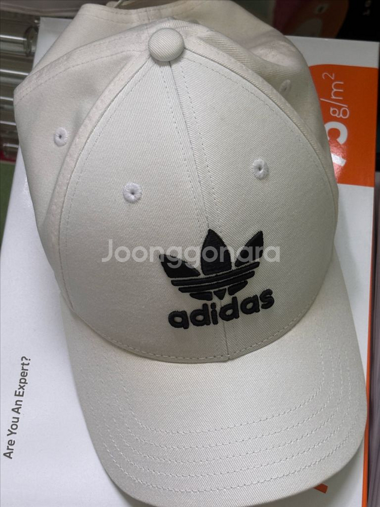 아디다스 볼캡 흰색--0