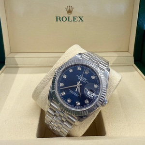 롤렉스 데이저스트 41mm 청판 스틸 다이아 10p