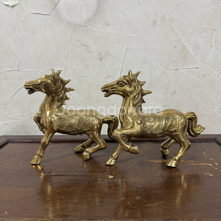 말 브론즈 동 말상 카페 술집 이자카야 인테리어 소품--0