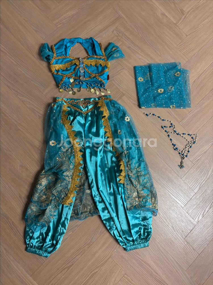 할로윈 쟈스민 공주 코스튬 의상 7,8세--1