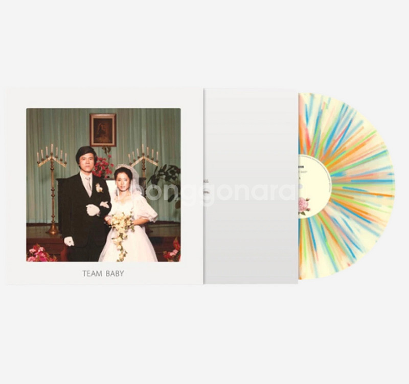 검정치마 팀 베이비 LP 스플래터 컬러--0